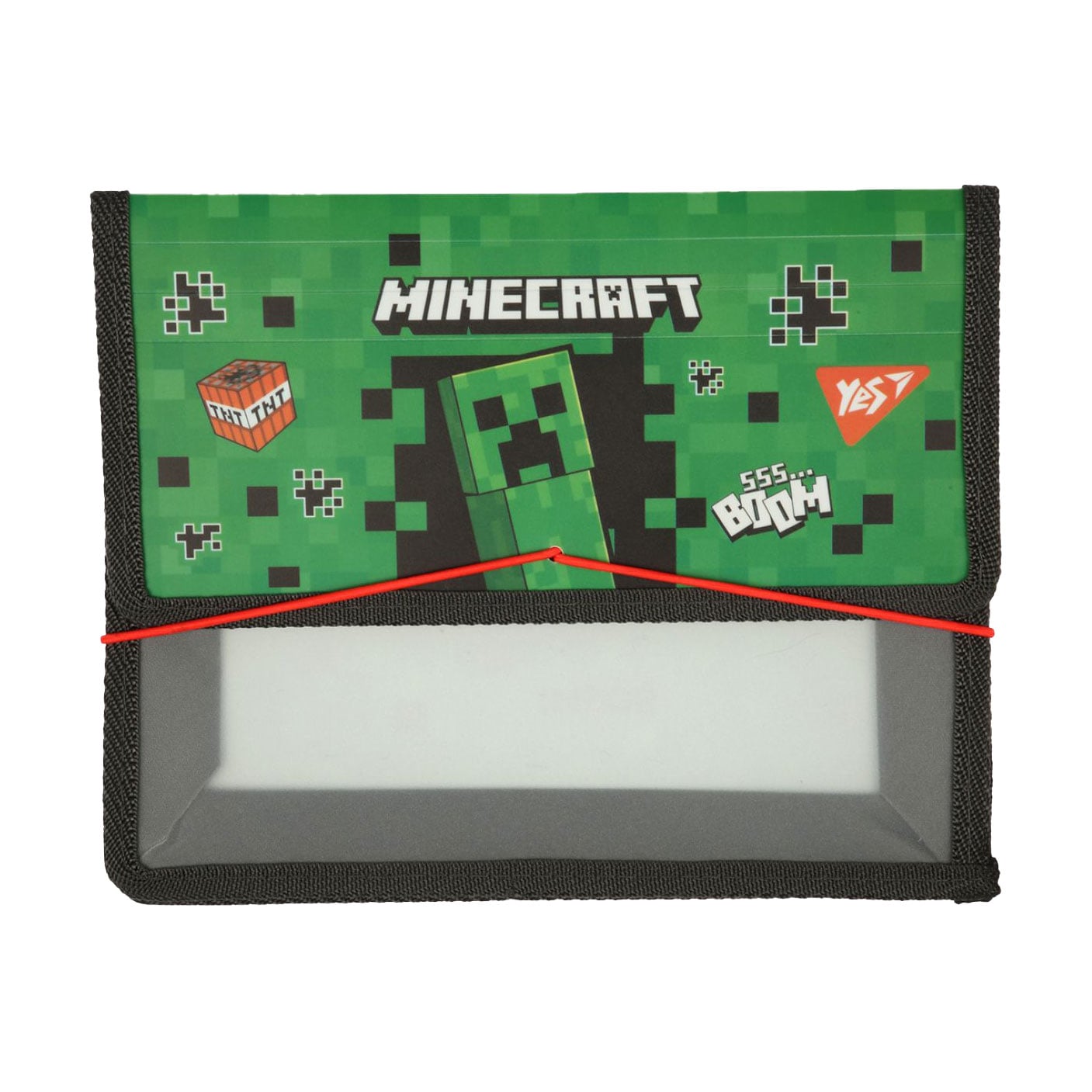 Папка для зошитів YES Minecraft В5 пластикова, на резинці (492307)